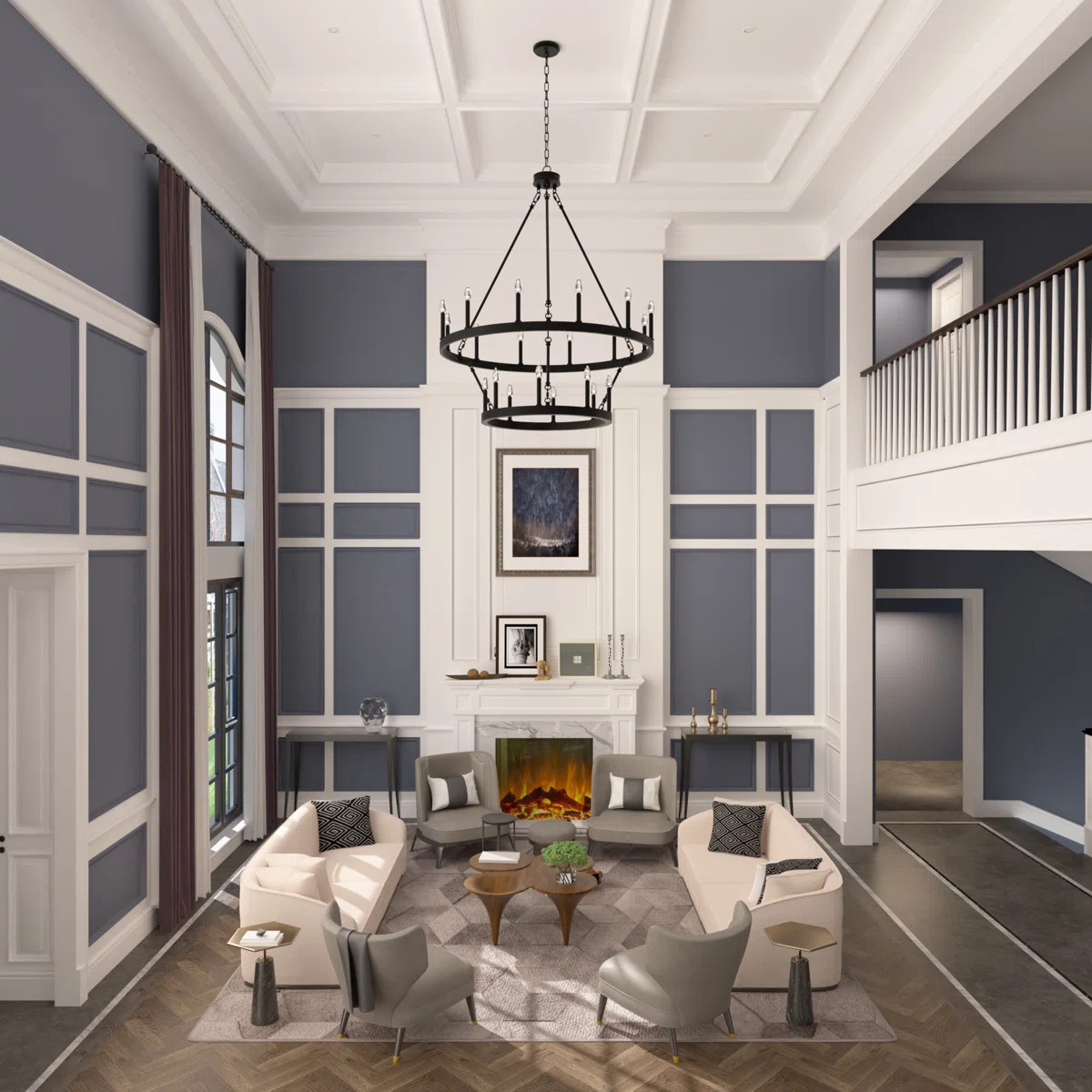 Adriana 20 - Light Steel Dimmable Wagon Wheel Chandelier | Wayfair North America