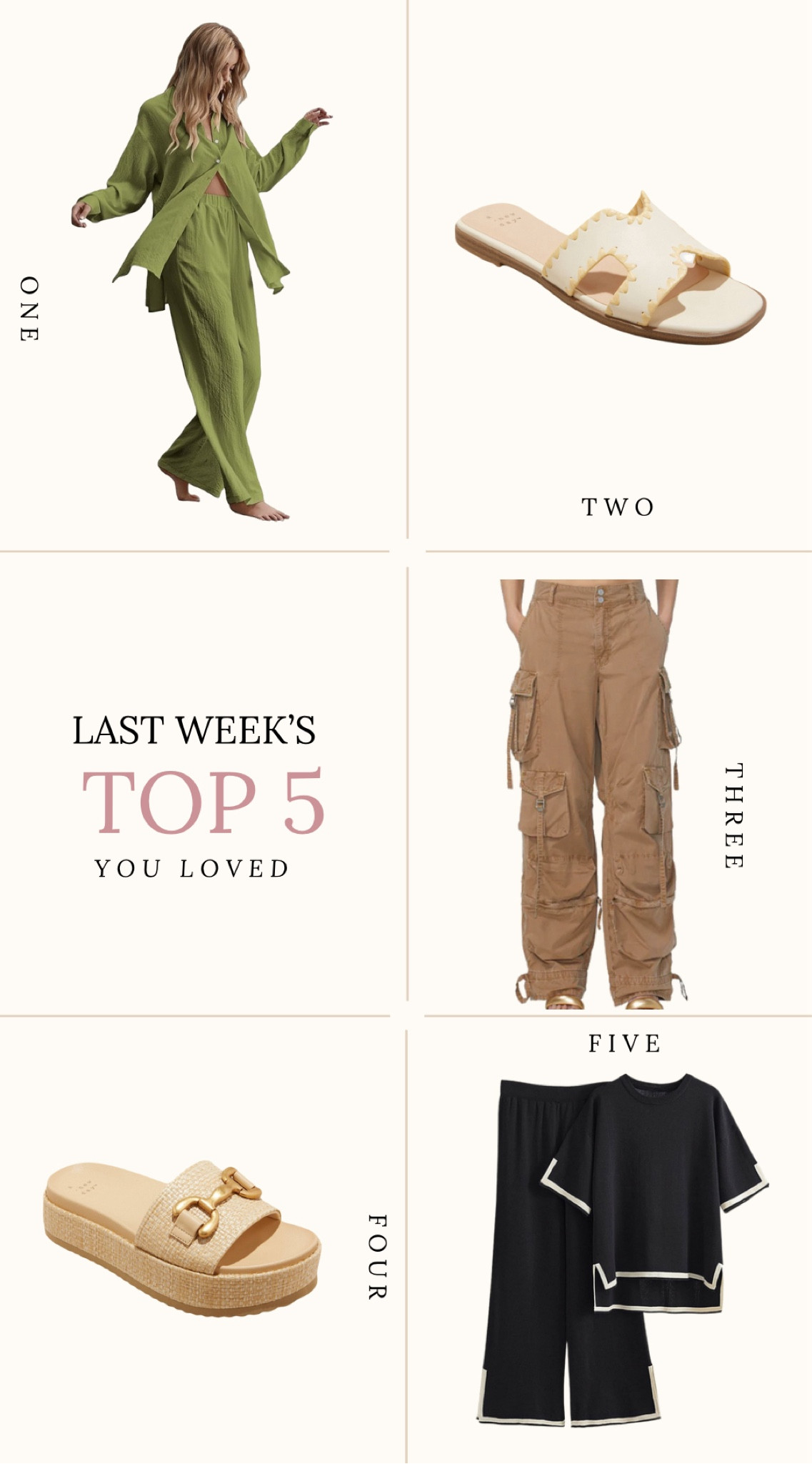 Here’s last week’s TOP 5 that you guys loved! 

Click down below to SHOP NOW! 

#LTKSaleAlert #LTKFindsUnder50 #LTKStyleTip