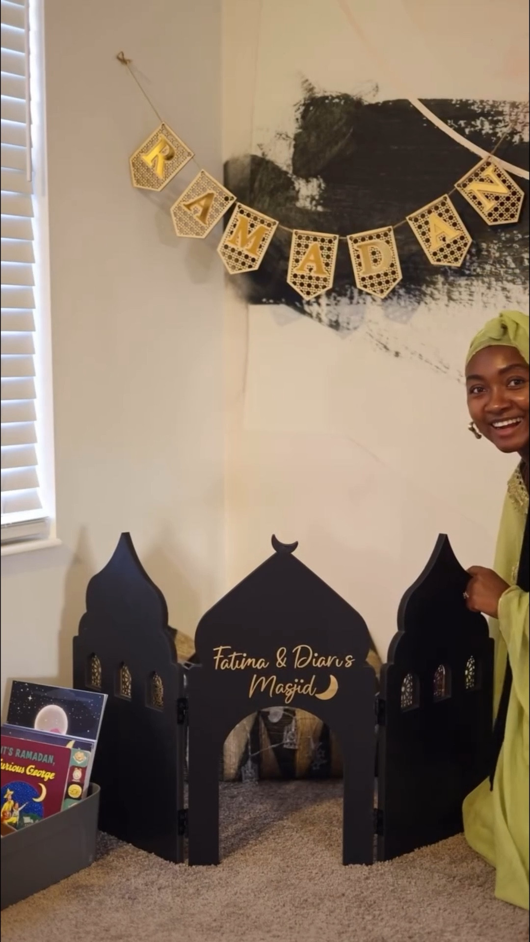 Reminder: Ramadan is less than 2 weeks away 🌙✨
Here’s the kids’ corner I put together.

Kids masjid from @doorsofmercy (they don’t deliver in the US). #ramadan #ramadan2026 #ramadandecor #ramadandecorations #ramadanhomedecor

#LTKSeasonal #LTKmomlife