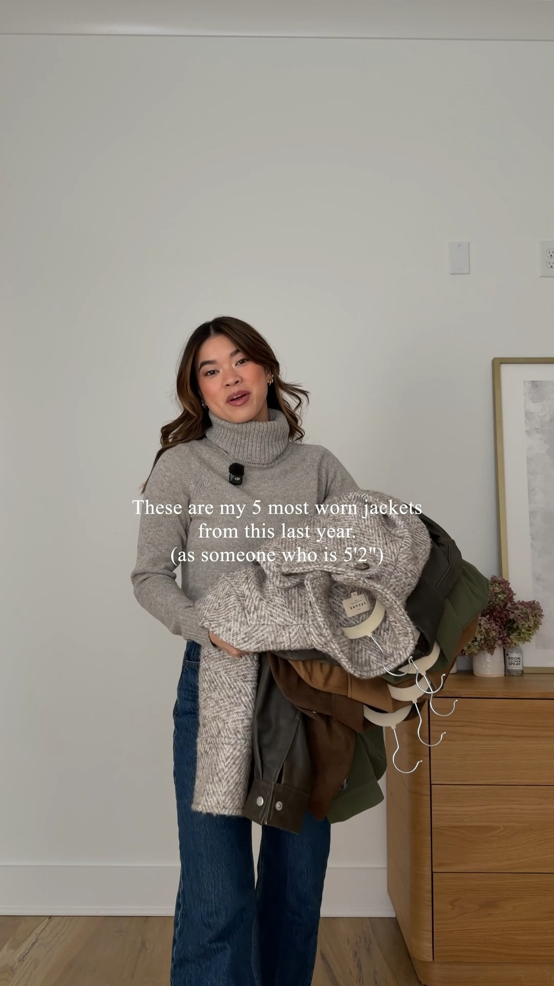 Sizing info: grey turtleneck size XS, jeans size 23 short in dark wash, white tee size XS, suede jacket size small, green jacket size small, leather jacket size XS, cream sweater size XS, cropped trench size 2, grey coat size 2, white cardigan size Small!

petite fashion, get dressed with me, outfit inspiration, ootd, nashville outfit, Nashville influencer, petite style, vacation style, casual outfits, mom style, petite pants, winter dress, winter outfit, winter pants, winter outfit inpso, winter outfit idea, winter top, winter style, winter sweater, cozy sweater, cold weather sweater, cold weather outfit, denim, jeans, jacket, winter jacket, winter coat, trench coat, warm coat, jacket, leather jacket, suede jacket

 

 

#LTKPetite #LTKootd #LTKSeasonal