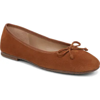 Sam Edelman Alie Ballet Flat in Amber Gold at Nordstrom, Size 8 | Nordstrom