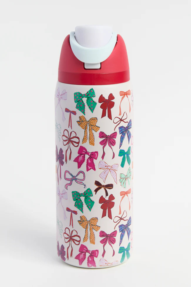Take A Bow 32 Oz Water Bottle SALE | Pink Lily