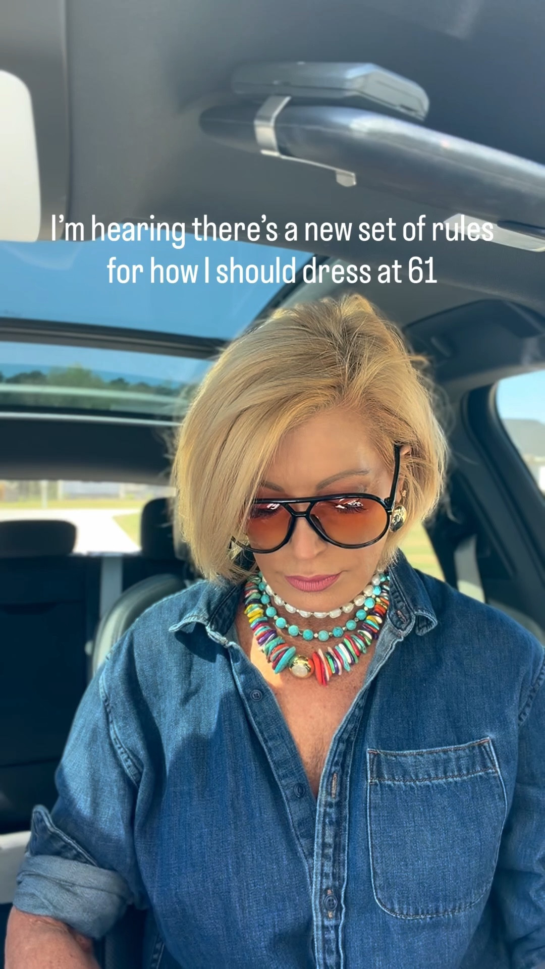 I’m not a good listener 😜
I’m wearing a 27 in my jeans (have stretch) & med in my top 

#LTKgrwm #LTKvlog #LTKootd