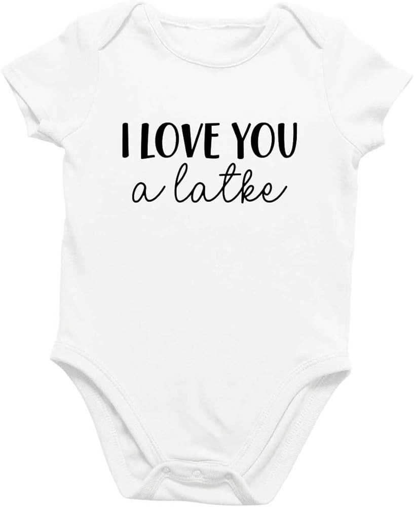 Printique Organic GOTS certified baby onesie unisex bodysuit 0-18 months - Hanukkah Jewish Holida... | Amazon (US)