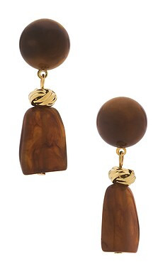 Lovers and Friends Kelsey Earrings in Brown Tortoise from Revolve.com | Revolve Clothing (Global)