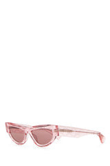 Gucci EYEWEAR Pink Crackle Acetate Sunglasses — Pink | Italist Inc.