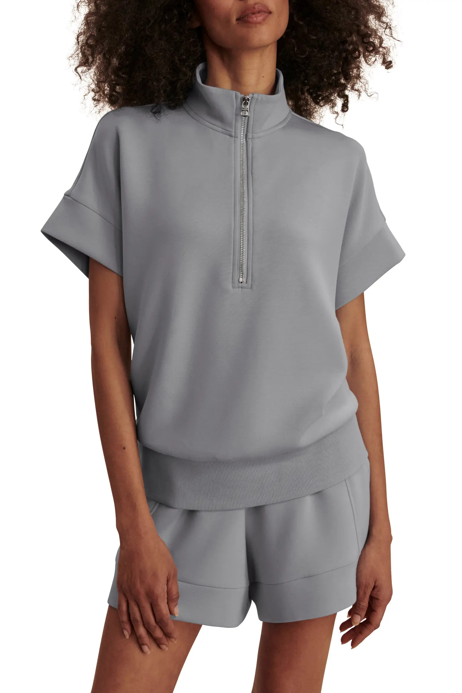 Ritchie Short Sleeve Half Zip Sweatshirt (Women) | Nordstrom | Nordstrom