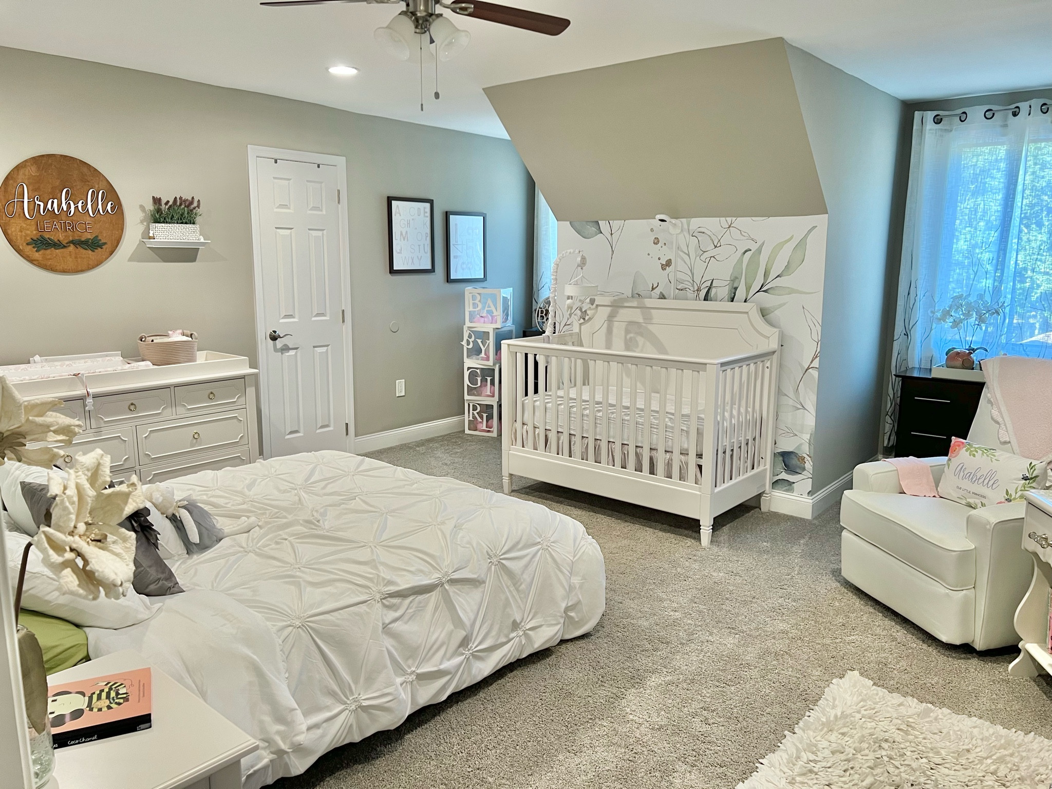 Baby Girl Nursery/Guest Bedroom

Baby girl room, baby girl nursery, nursery furniture, baby girl bedding, baby girl crib, nursery glider, nursery rocker, pottery barn nursery, baby room furniture, baby girl wall art, nursery wallpaper, baby girl name sign, aesthetic nursery 

#LTKhome #LTKbaby #LTKbump