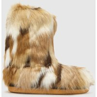 Azalea Wang Nadianna Fur Boots in Brown Multi | Schuh