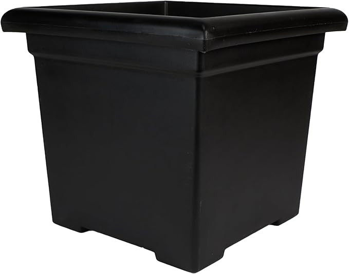The HC Companies Accent Square Plant Pot w/Drainage - Classic Planters for Outdoor Plants & Indoo... | Amazon (US)