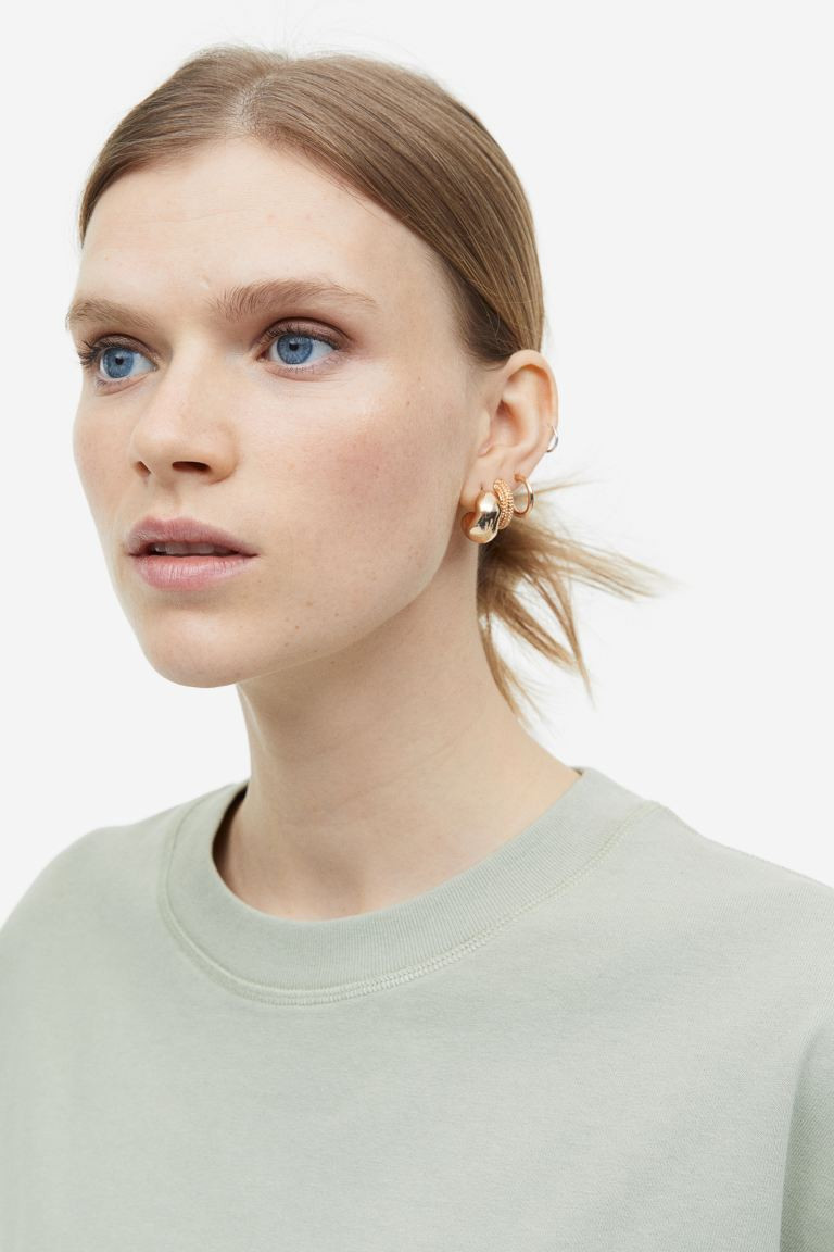 6 Pairs Hoop Earrings | H&M (US + CA)