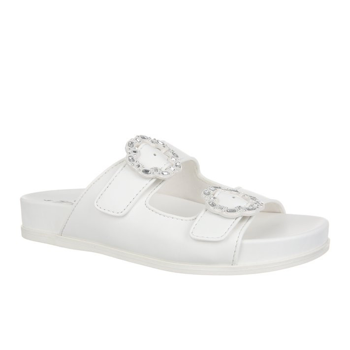 Sam & Libby Women's Angelica Two Band Comfort Slide Sandal | Walmart (US)