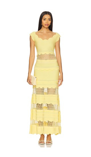 Saundra Dress in Buttercream | Revolve Clothing (Global)