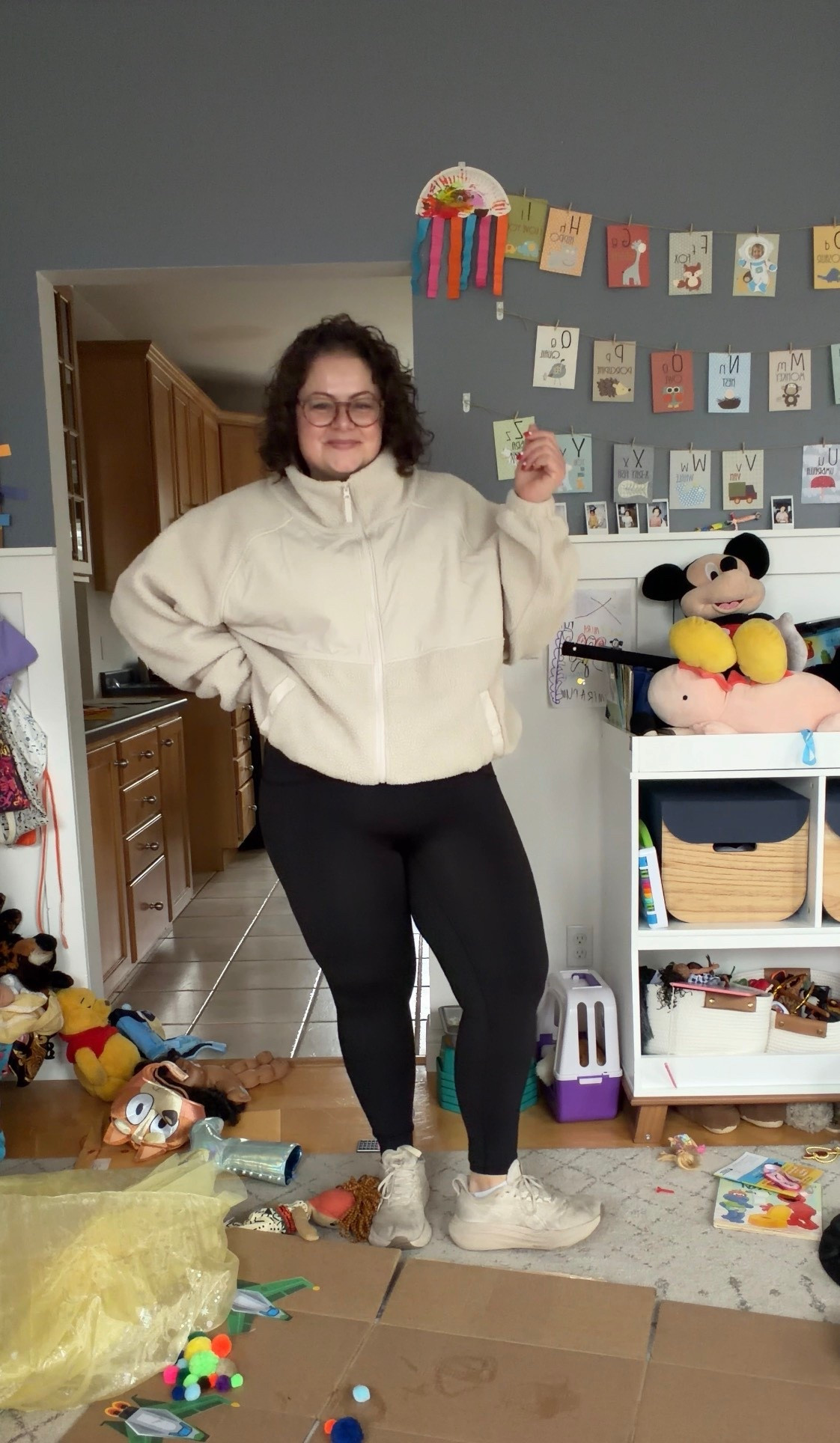 Leggings  1X
Fleece (older but linked similar options) 1x
Bust 44  //  waist 42  //  hips 55  //  5’6” 


#LTKmomlife #LTKPlusSize #LTKootd