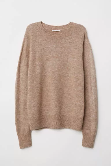 H and m shop fine knit sweater
