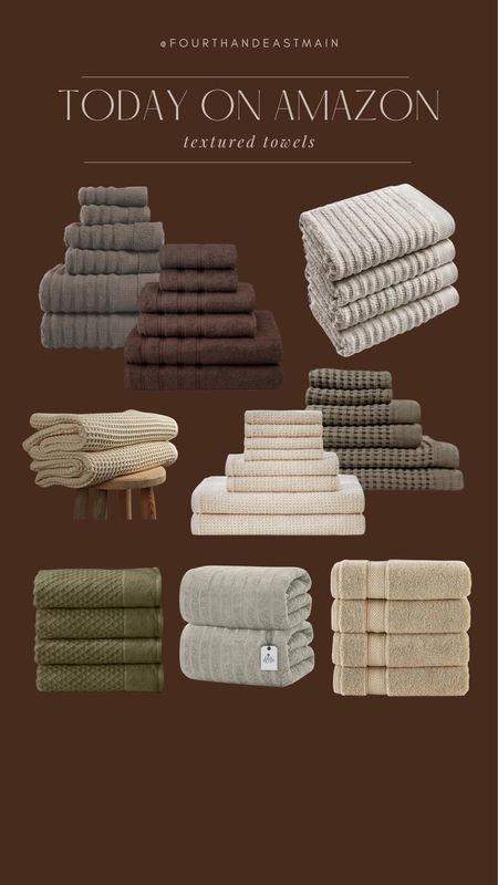 today on amazon // textured towels 

amazon home
textured towel
towel roundup
bath towels 

#LTKhome