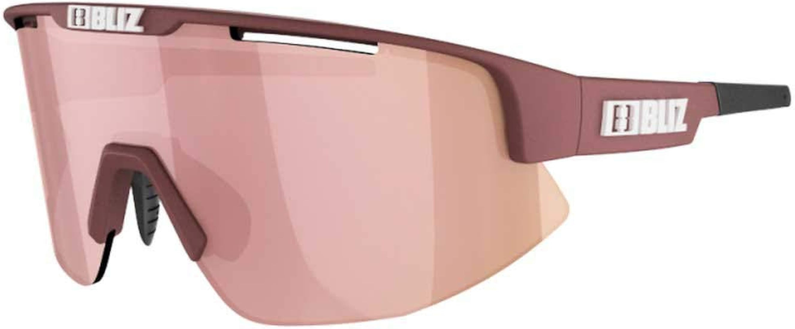 Bliz Damen, Herren Sonnenbrille Matrix Small matt Burgundy-Brown with Rose Multi Einheitsgröße | Amazon (DE)