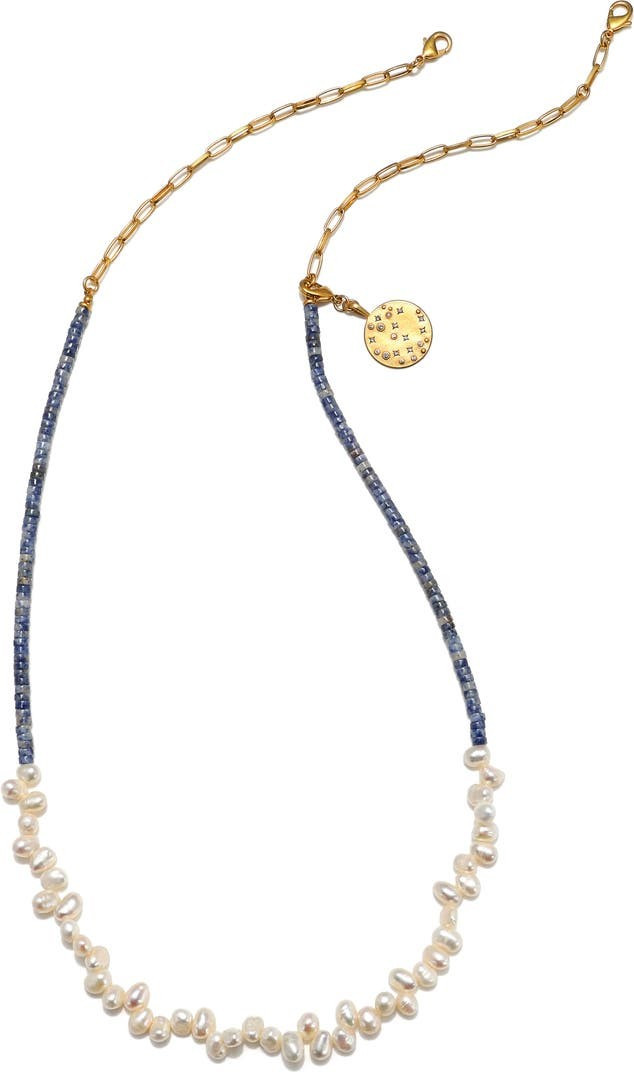 Celestial Freshwater Pearl Heishi Bead Glasses & Mask Chain | Nordstrom