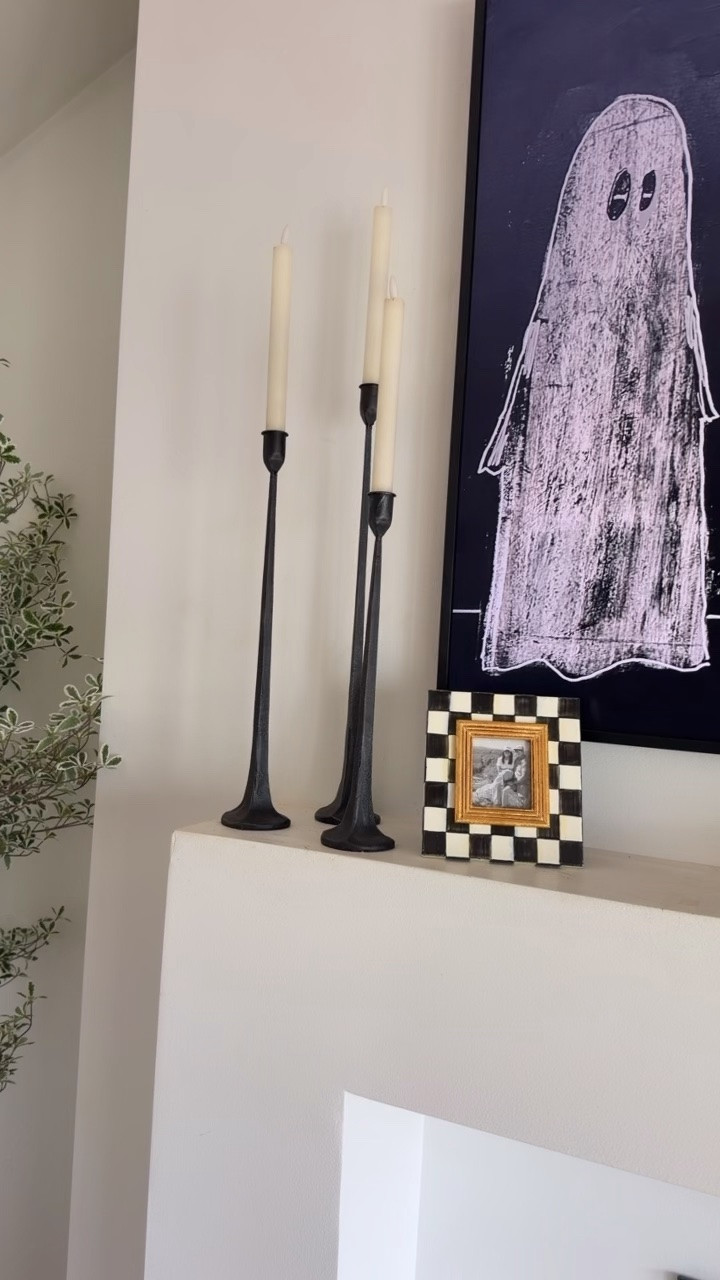 My large cast iron candlesticks have been restocked and free shipping!