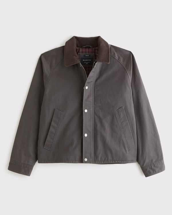 Men's Lightweight Barn Jacket | Men's | Abercrombie.com | Abercrombie & Fitch (UK)