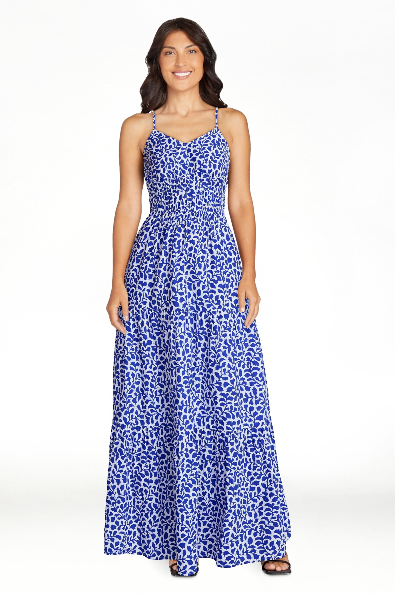 Time and Tru Women's Strappy Maxi Dress, Sizes XS-XXXL | Walmart (US)