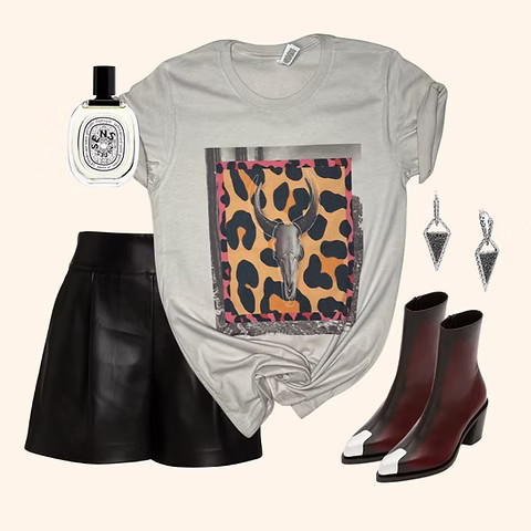 Western Nights Graphic Tee (Vintage Feel) | Sassy Queen