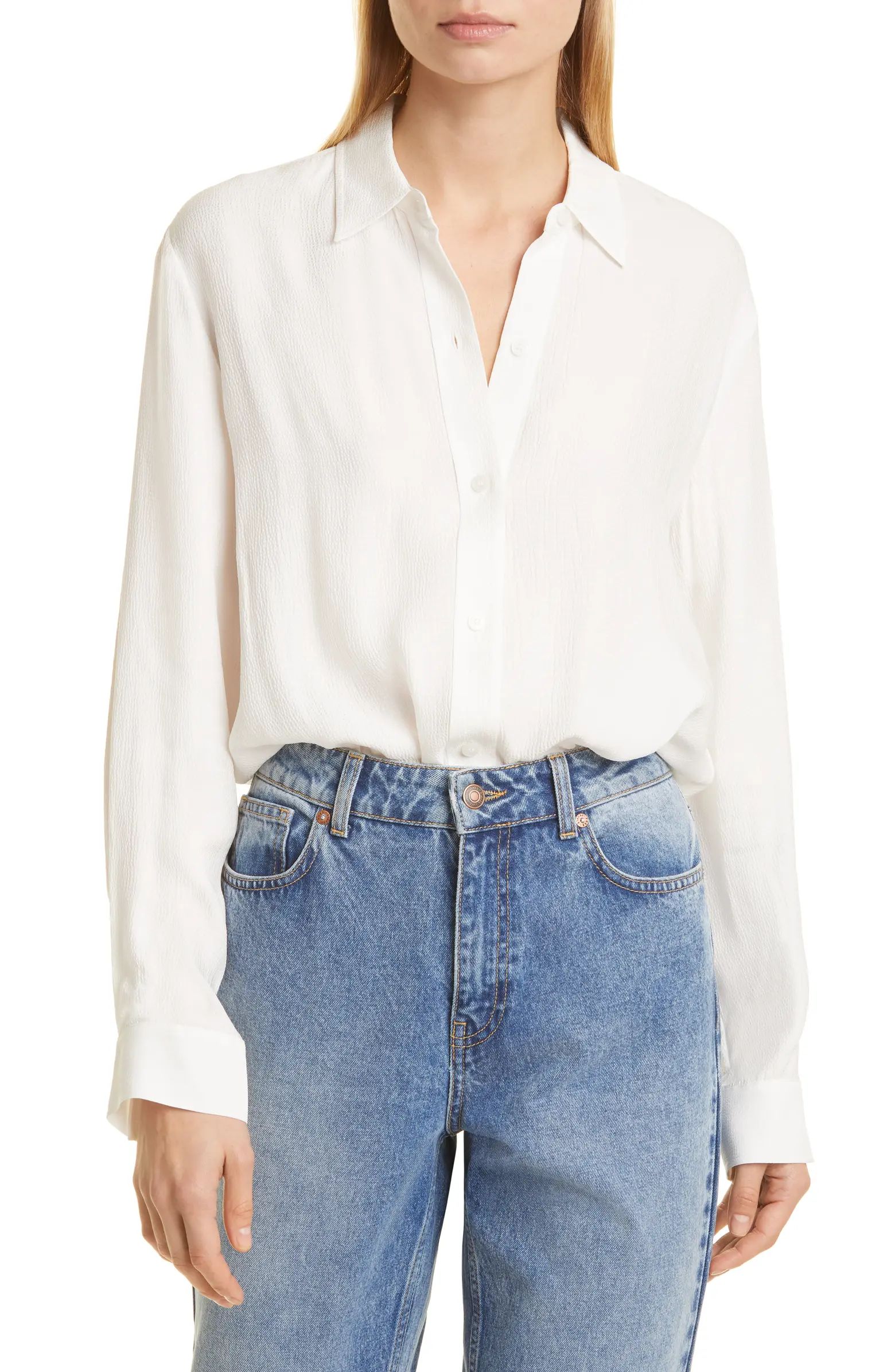 Oversize Button-Up Shirt | Nordstrom