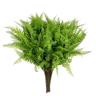 Grand Verde Boston Ferns Artificial Plants Faux Bush Real Touch Plastic Shrub Greenery Leaves - Indo | Michaels Stores