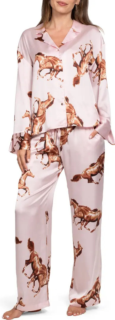 Midnight Bakery Print Satin Pajamas | Nordstrom | Nordstrom