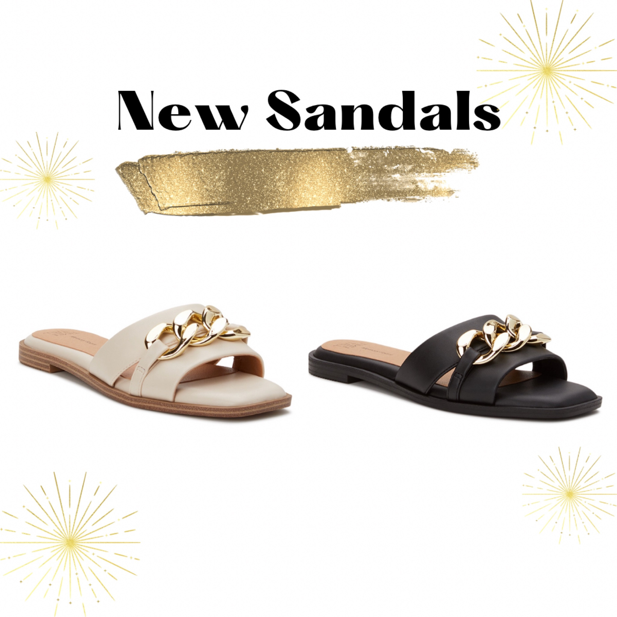 Love these sandals 🖤✨ | sandals | dressy sandals | spring | spring sandals | flip flops | gold sandals | black sandals | 

#LTKunder50 #LTKFind #LTKshoecrush