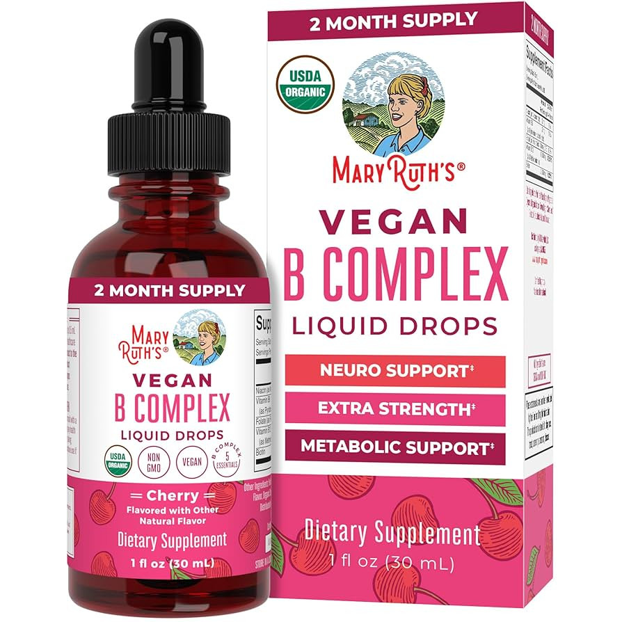 MaryRuth Organics Vitamin B Complex | B Vitamins Complex | Biotin | Vitamin B12 | Niacin | Folate... | Amazon (US)