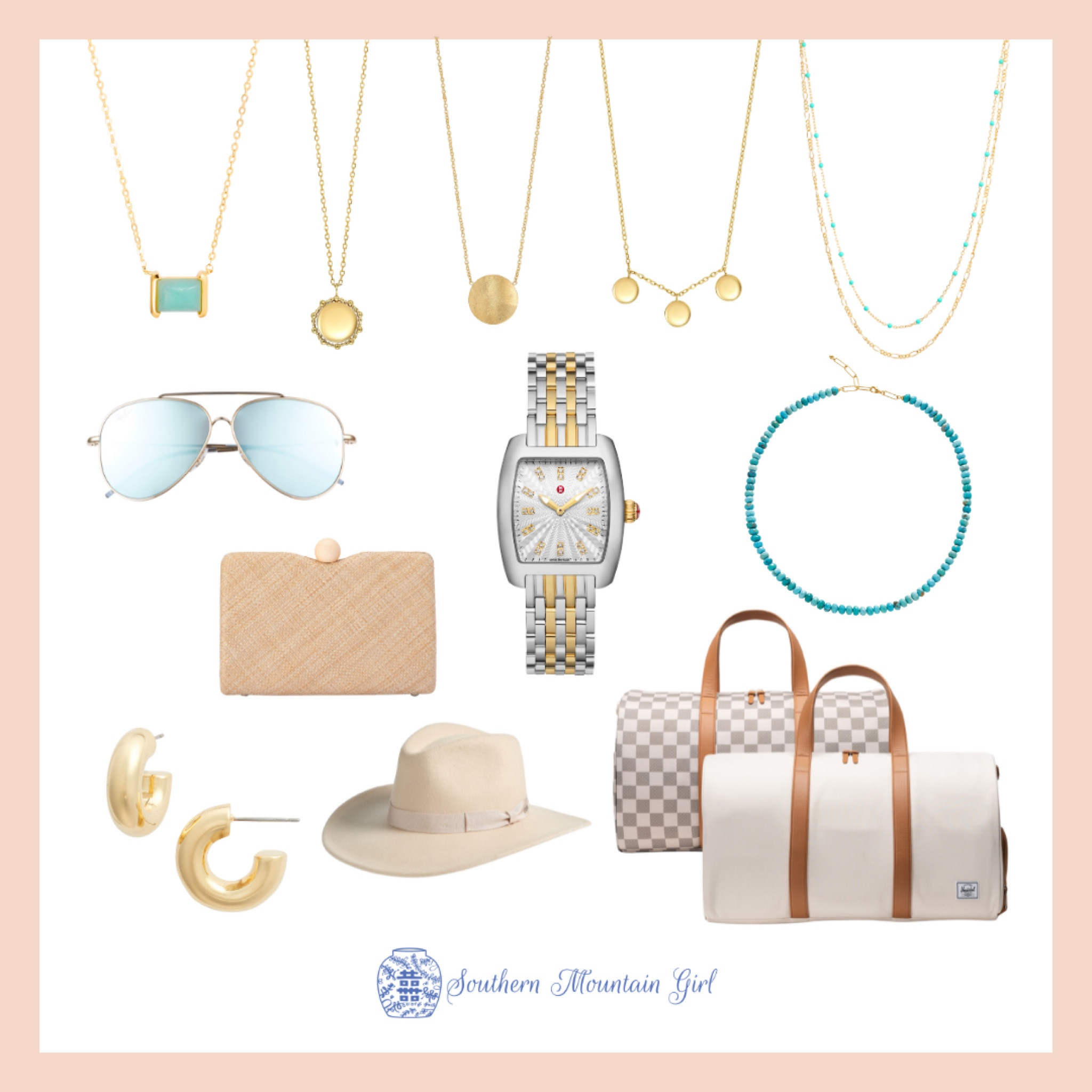 So many pretty bags and accessories in the Nordstrom Anniversary Sale!!  Loving these fun bags for travel. The jewelry makes great gifts. If you have a special occasion or birthday coming up, I love my Michele watch!!  It a timeless classic 😍
Jewelry. Gift ideas. Sale. Anniversary Sale. 

#LTKSummerSales #LTKxNSale #LTKTravel