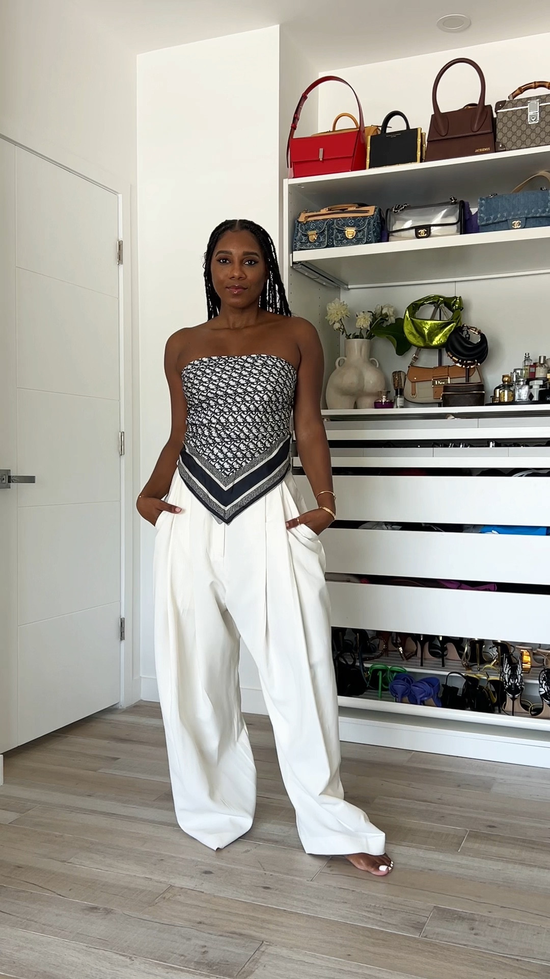 Shop the look! WEARING RAEY GIANT FRONT PLEAT TROUSERS IN 10UK but have linked a similar from Karen Millen for less 

#LTKsalealert #LTKstyletip #LTKunder100