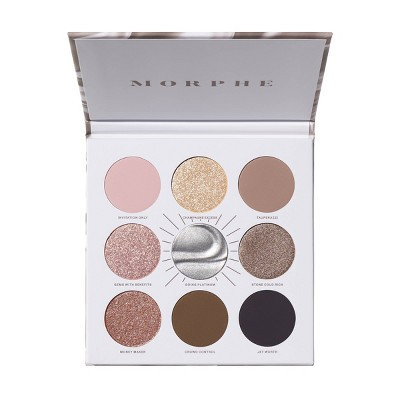 Morphe Rich & Foiled Going Platinum Eyeshadow Palette - Going Platinum - 0.35oz - Ulta Beauty | Target