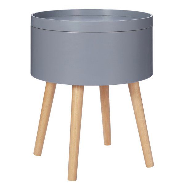 Habitat Skandi Storage Side Table - Grey876/0122 | argos.co.uk