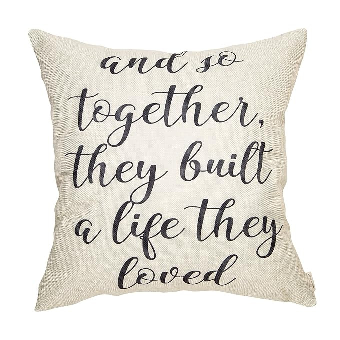 Fahrendom and So Together They Built a Life They Loved Farmhouse Décor Family Decoration Sign Co... | Amazon (US)