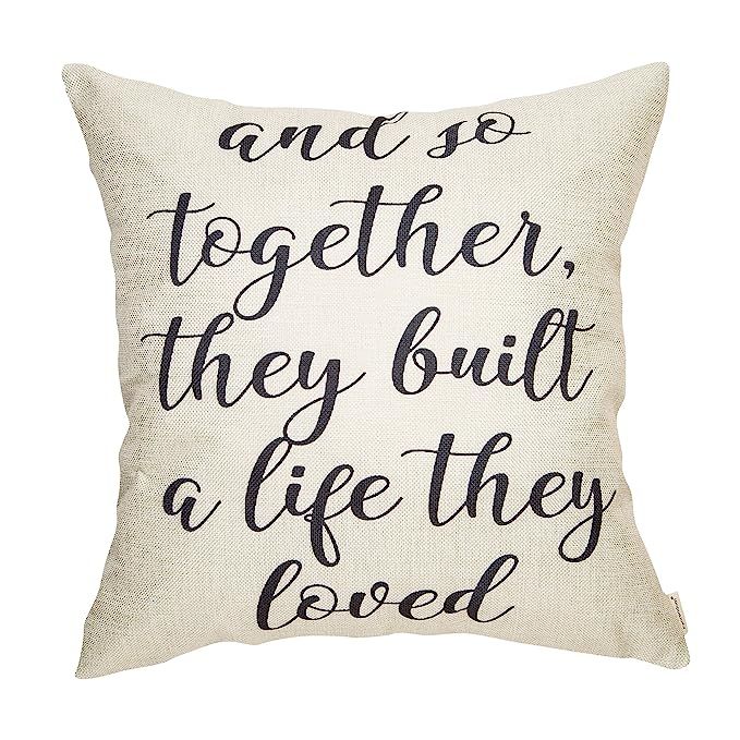 Fahrendom and So Together They Built a Life They Loved Farmhouse Décor Family Decoration Sign Co... | Amazon (US)