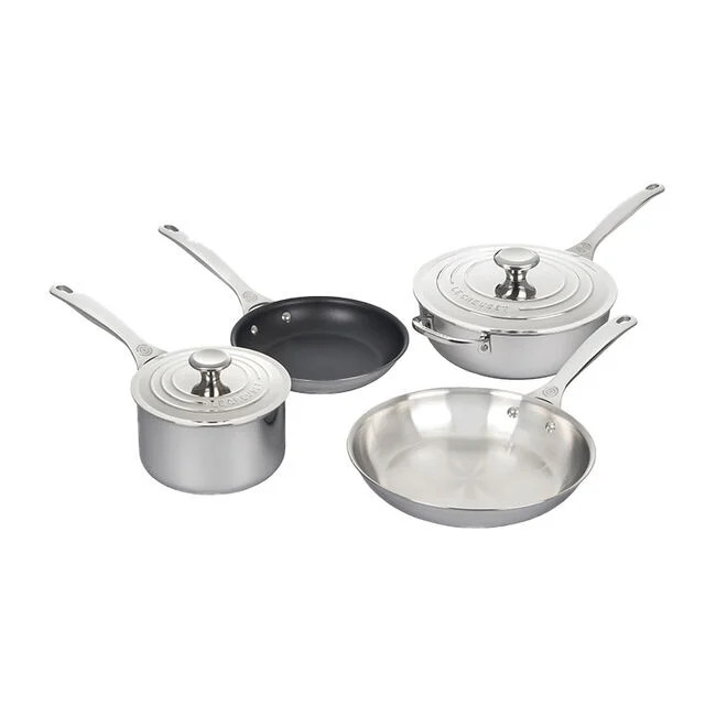 Signature Stainless Steel 6-Piece Cookware Set | Le Creuset
