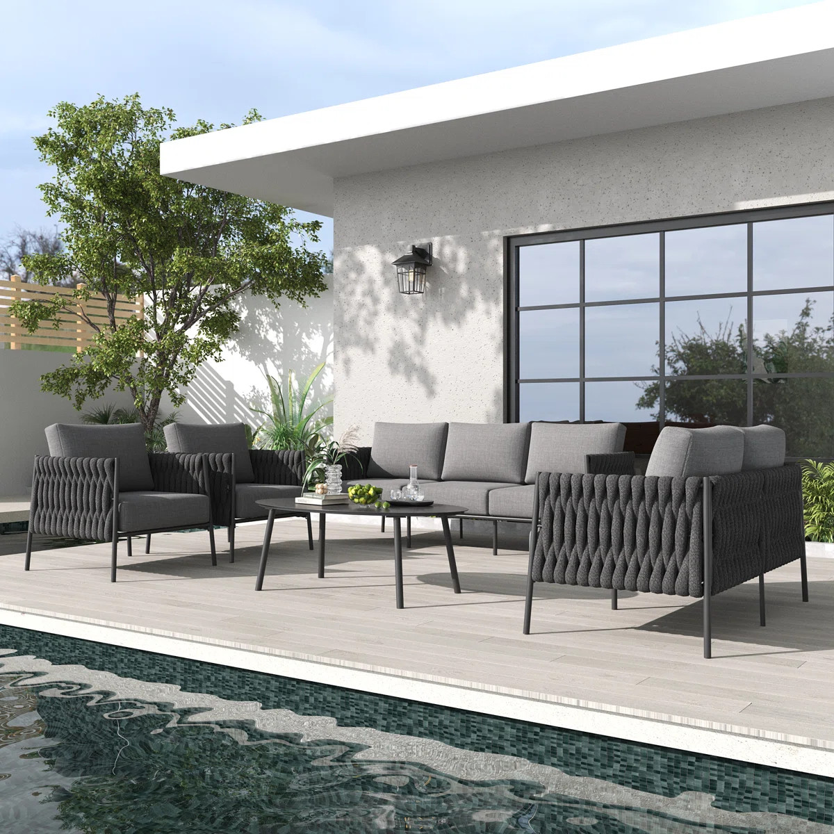 The spacious seats and ultra-thick cushions provide excellent support and comfort, allowing you t... | Wayfair North America