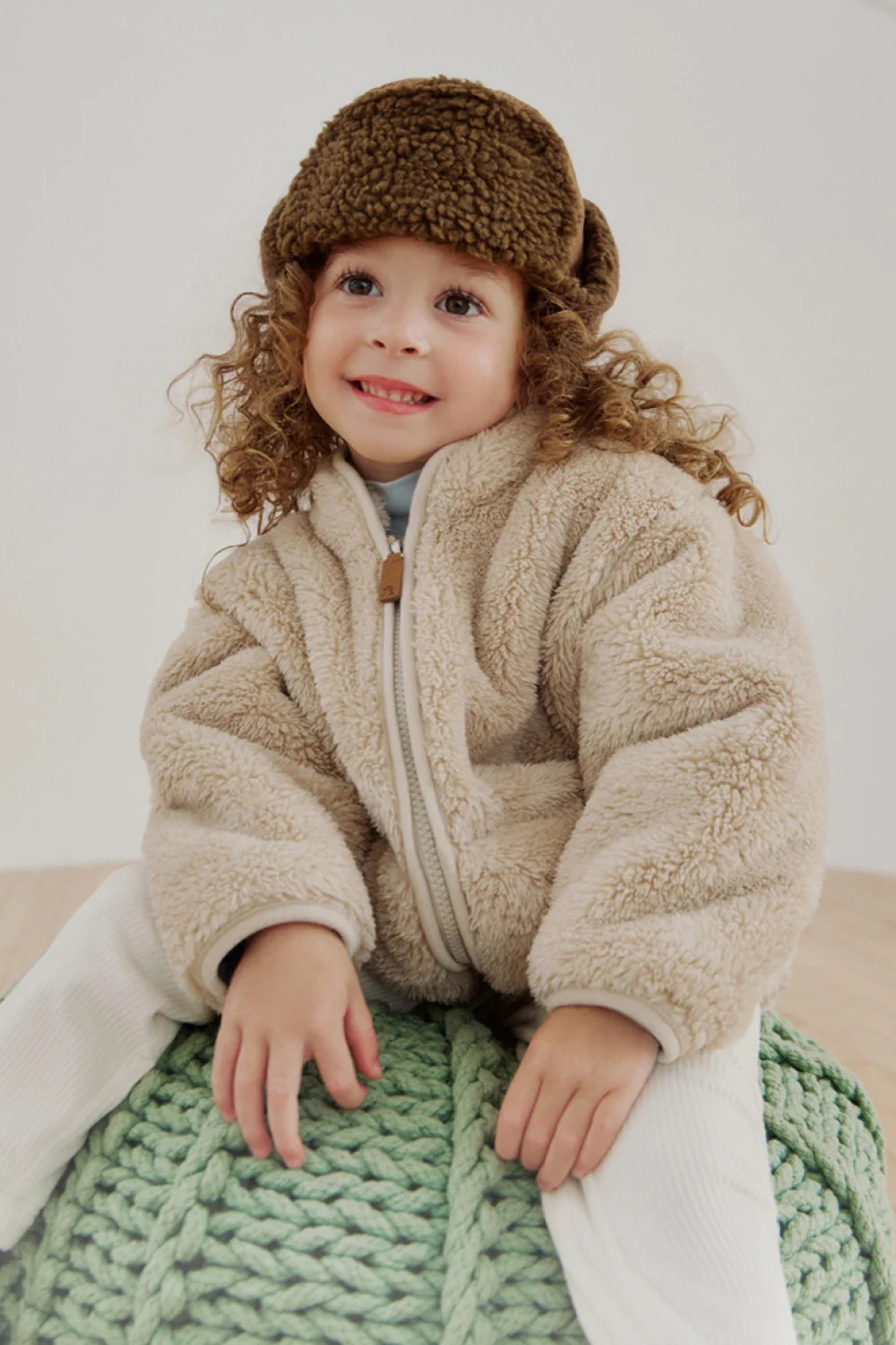 [25FW] Zip-Up Fleeced Jacket | Konny Baby