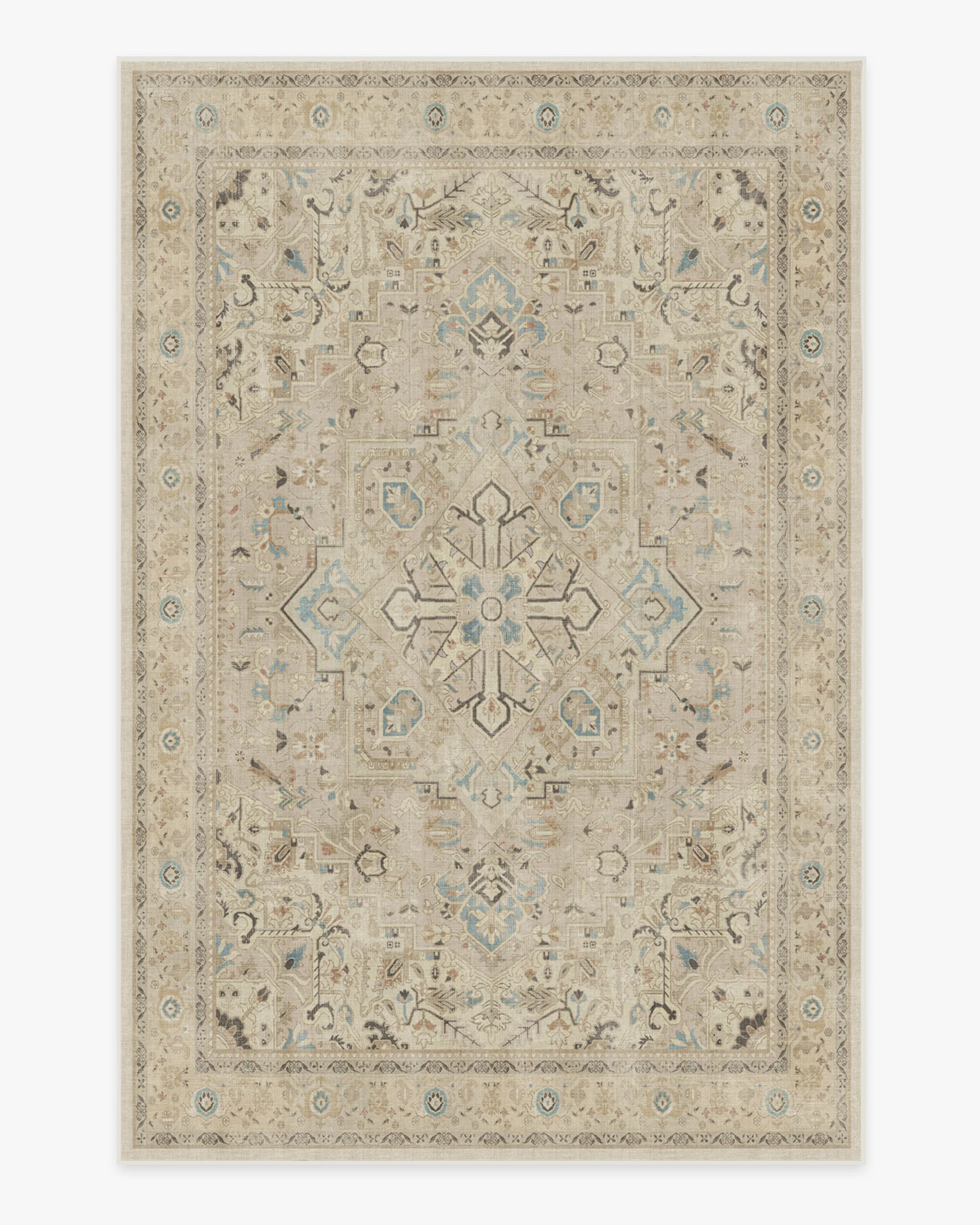 Kamran Ivory Opal Rug | Ruggable | Ruggable
