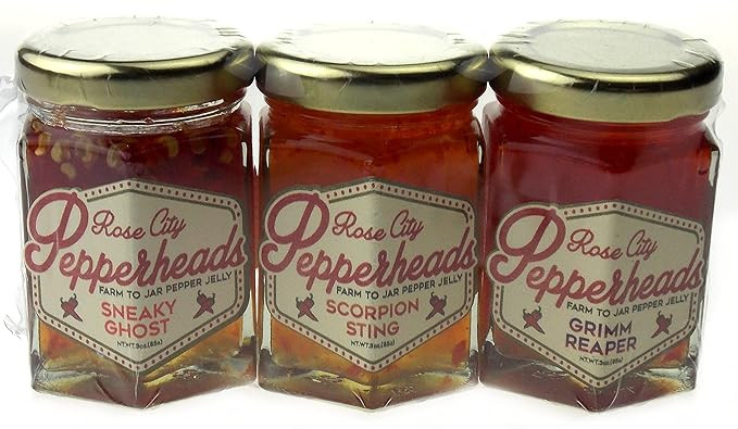 Pepper Jelly Mini Triple Threat Trio Pack - Sneaky Ghost Jelly, Scorpion Sting Jelly, Grimm Reape... | Amazon (US)