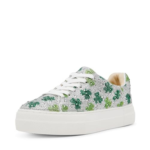 Betsey Johnson Women's Sidny Sneaker, Clover, 5 | Amazon (US)