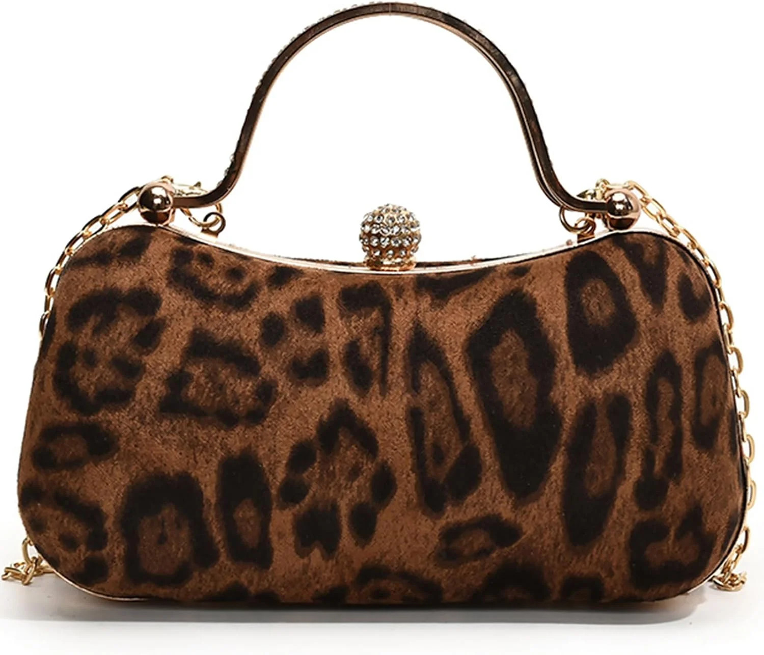Leopard Clutch Bag Formal Evening Bag Small Cheetah Handbag for Women Animal Print Clutch Purses ... | Walmart (US)