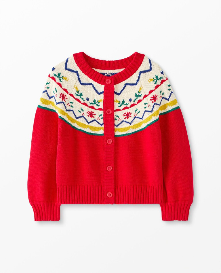Holiday Fair Isle Cardigan | Hanna Andersson