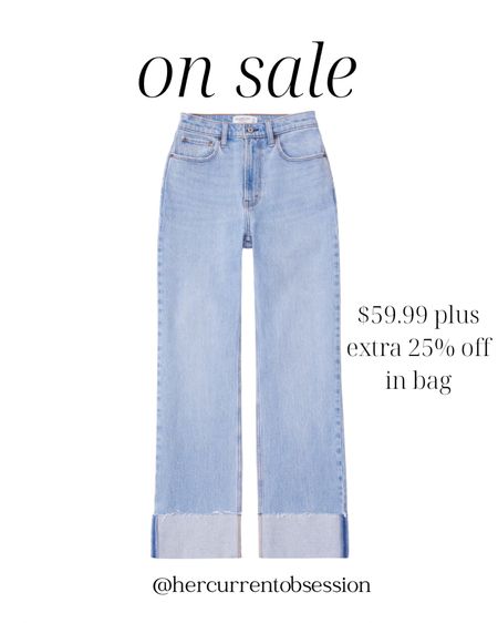 Curve love high rise 90s relaxed jeans on mega sale! $59.99 plus an extra 25% off! 

Abercrombie jeans, Abercrombie style, Abercrombie sale 

#LTKFindsUnder100 #LTKSummerSales #LTKU