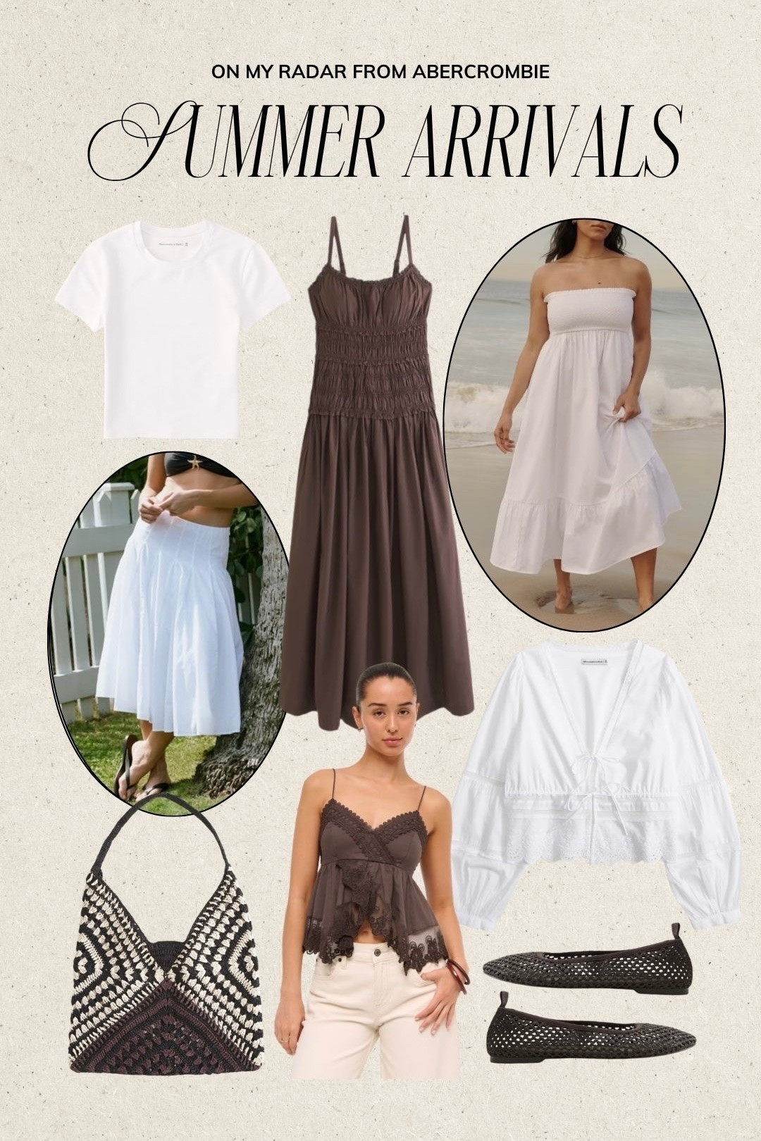 Abercrombie summer arrivals 〰️ summer basics, summer staples, summer outfit, summer outfits, summer dress, summer dresses, summer style, summer capsule wardrobe, closet staples, closet basics, closet essentials