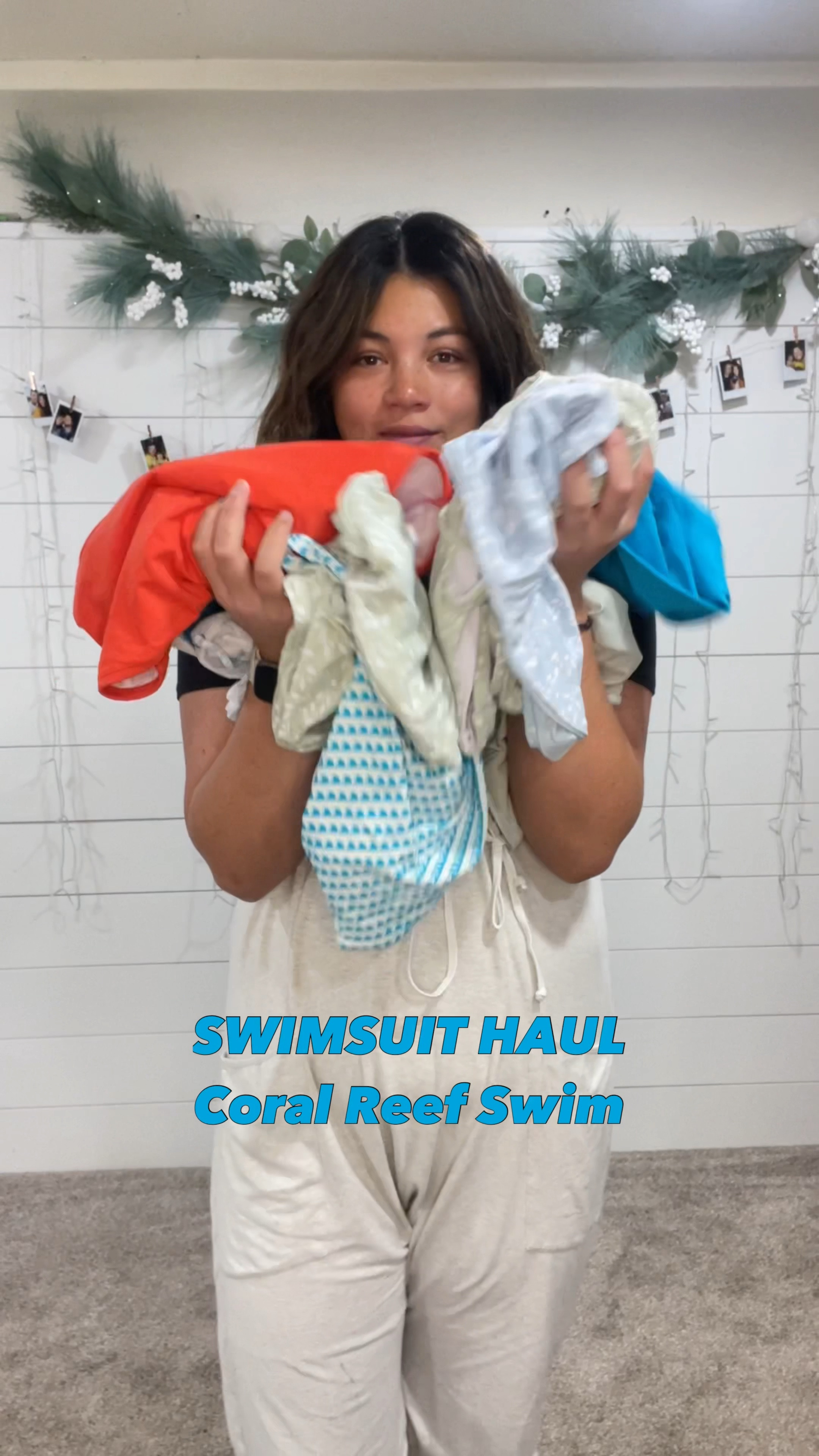 Swimsuit haul x Coral Reef Swim 🌊 Material is heavy duty quality. It holds and cinches to the body beautifully. I’m in love with the colors and designs. 

I’m 5’11” normally a size 14 or 1X (currently 4 weeks postpartum)
TTS Everything is an XL

#LTKFindsUnder50 #LTKWatchNow #LTKCyberWeek