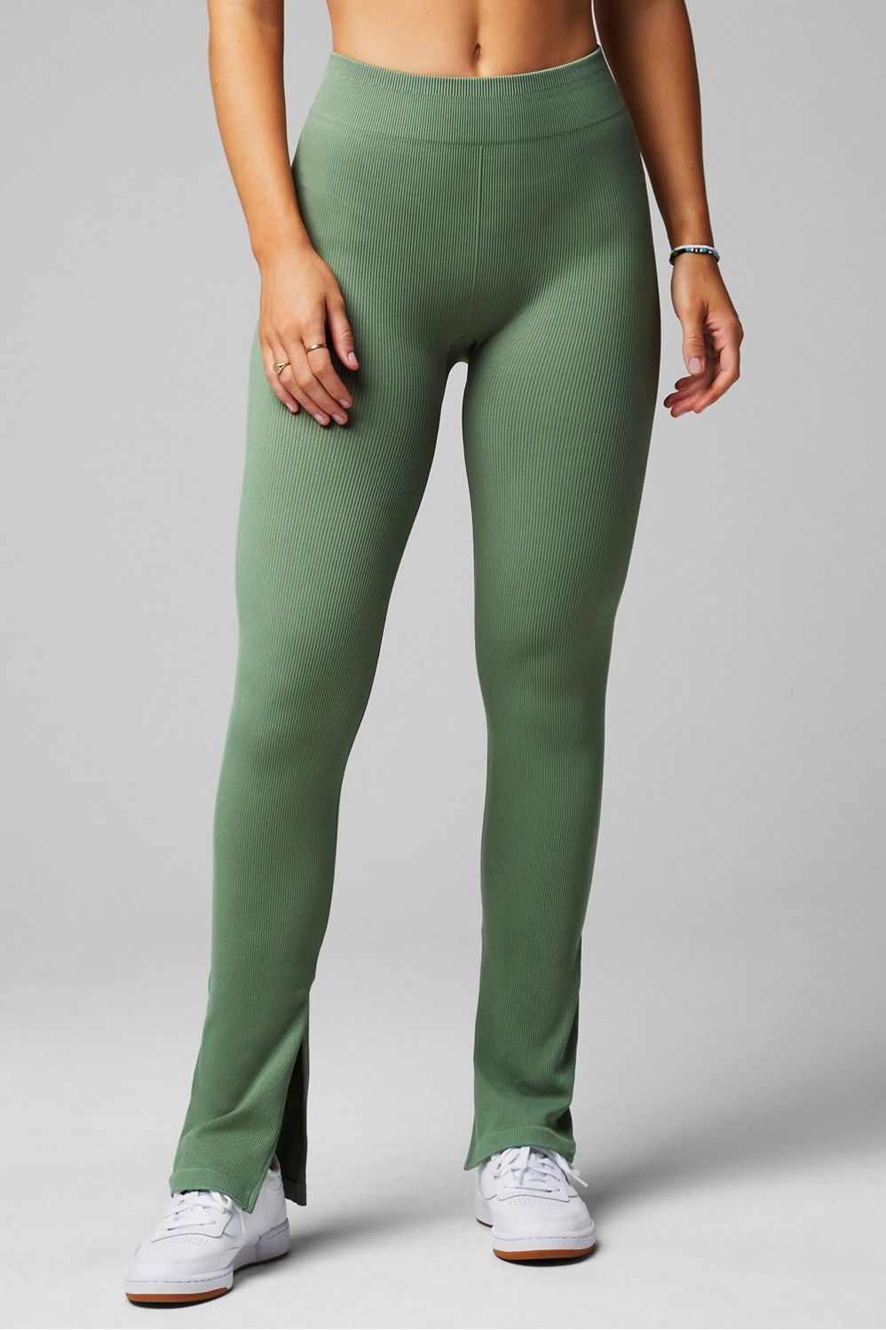 Seamless High-Waisted Slit Pant | Fabletics - North America
