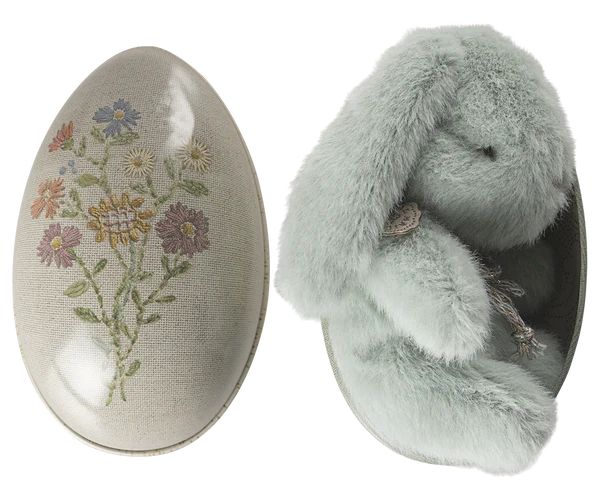 Plush Mini & Easter Egg, Bunny - Mint | MailegUSA